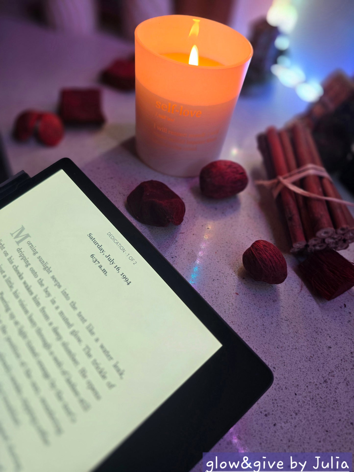 Self-Love Affirmation Candle – A Daily Ritual for Worthiness