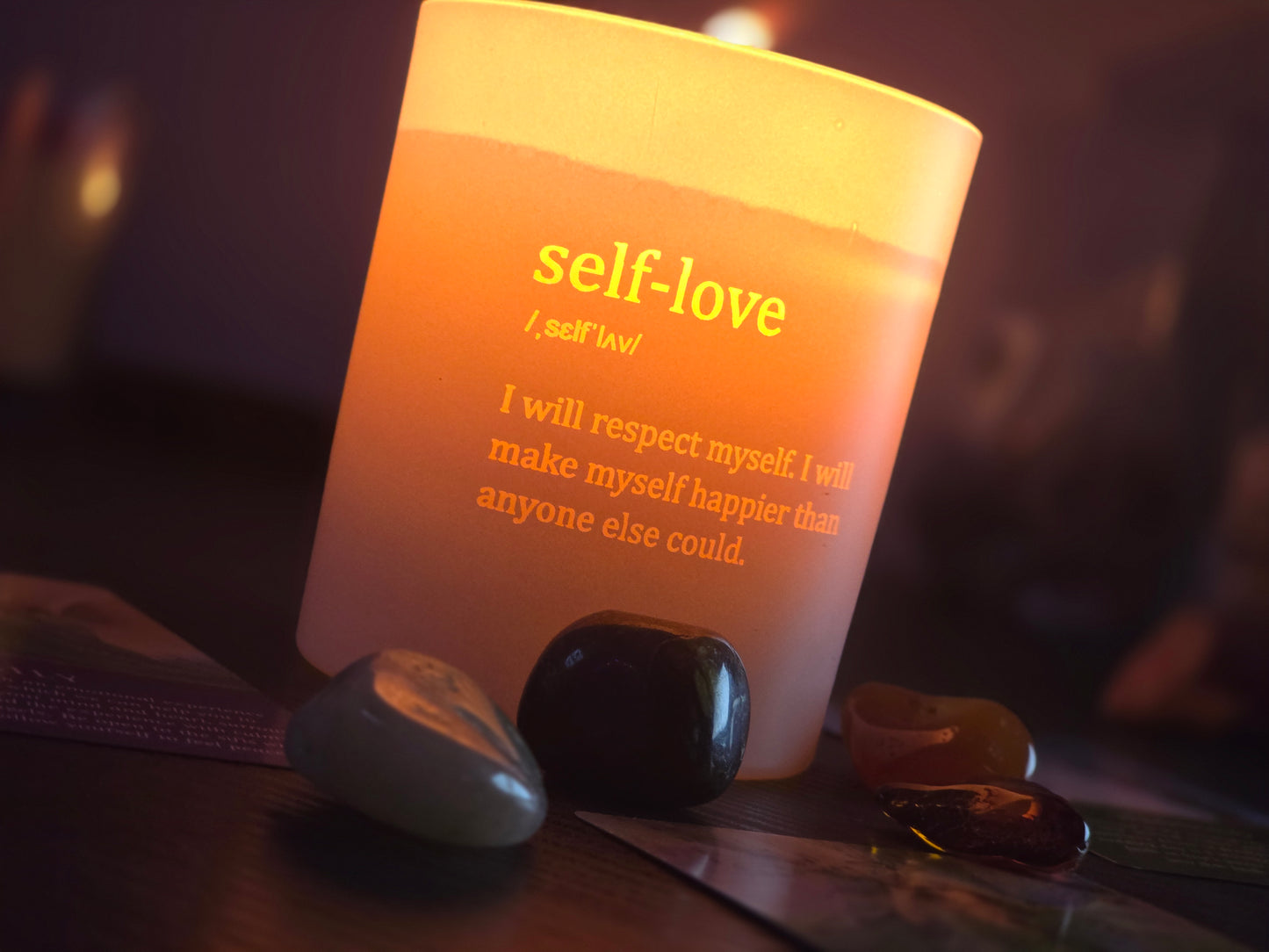 Self-Love Affirmation Candle – A Daily Ritual for Worthiness