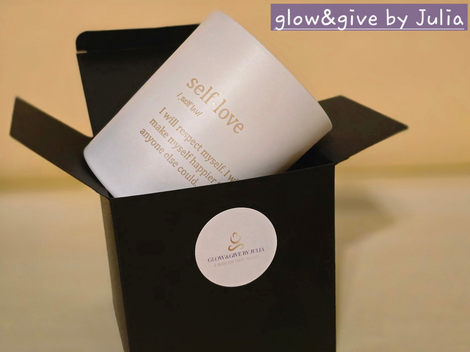 SELF-LOVE AFFIRMATION CANDLE image 0
